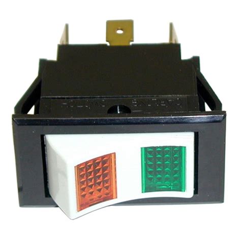 All Points Momentary On Off Lighted Rocker Switch V Lamp