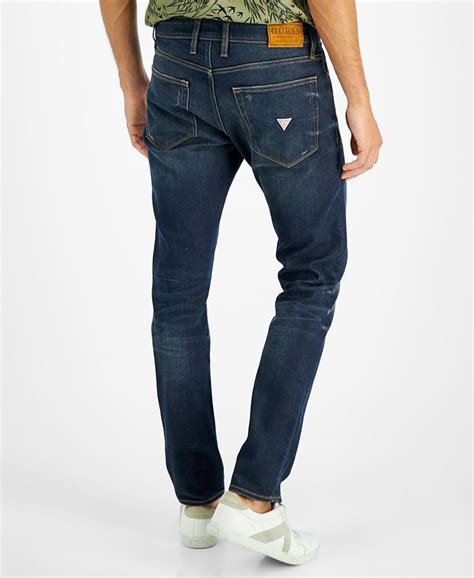 Guess Mens Slim Fit Tapered Jeans And Reviews Jeans Men Macys