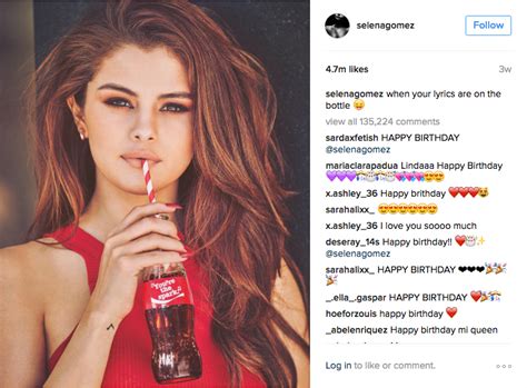 Image Result For Selena Gomez Coke Ad Instagram Selena Gomez Selena Celebrities Social Media