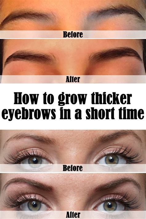 How To Grow Thicker Eyebrows In A Short Time Beauty Glamour How To