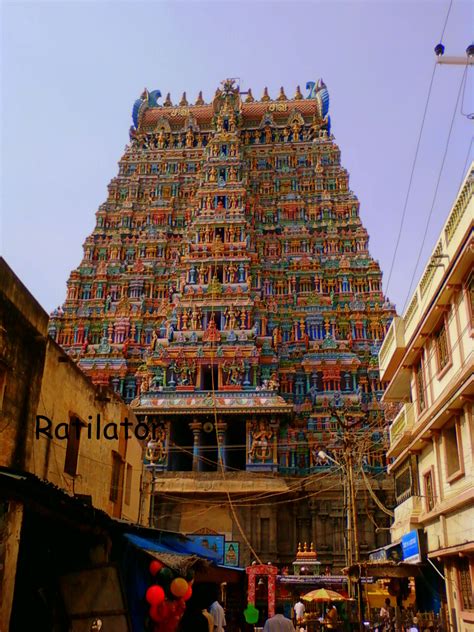 Mottai Gopuram Towers Of Meenakshiamman Temple Madurai