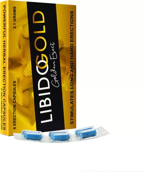 Libido Gold Golden Erect For Men 6 Capsules Legal Highs