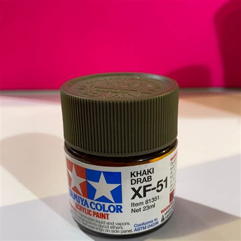 Pintura Tamiya Xf 51 Khaki Drab Zoladi