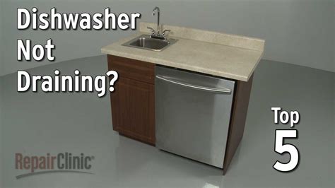 Dishwasher not draining not cleaning how to get dishwasher to drain. Dishwasher Not Draining — Dishwasher Troubleshooting - YouTube