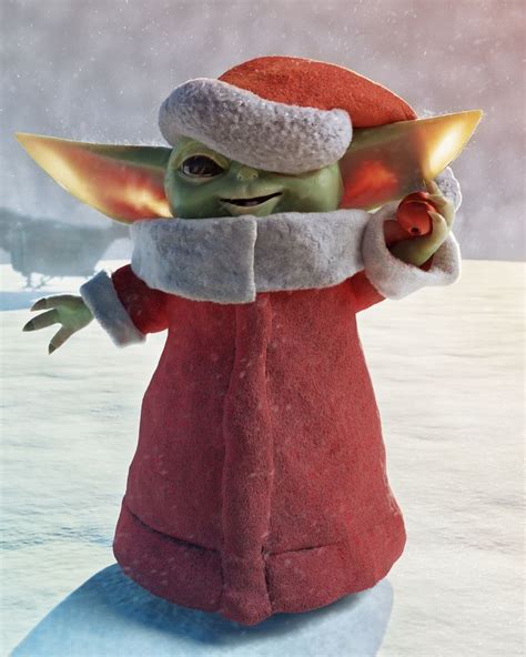 Baby Yoda Wants To Wish Everyone A Merry Xmas And A Happy New Year