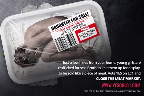 Ads In Campaign To Ban Brothels In Lyon County Show Women Packaged Like Meat The Nevada