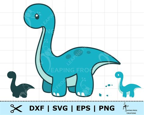 Cute Baby Dinosaur Svg Png Dxf Eps Whole And Layered Files Etsy Australia