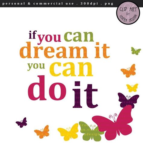 Items Similar To Digital Clipart Motivational Quotes