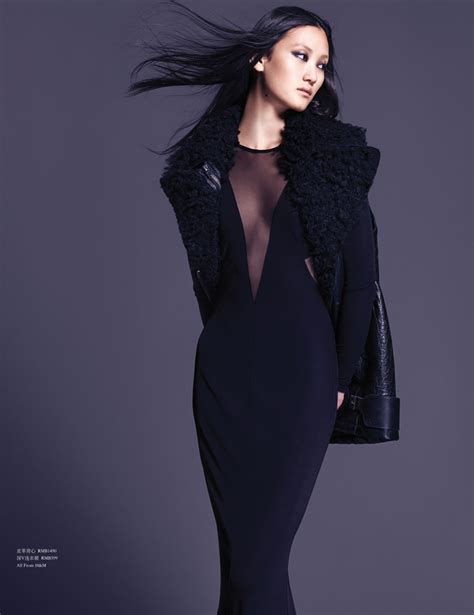 Lina Zhang Models Handms Paris Collection In Vogue China By Stockton Johnson