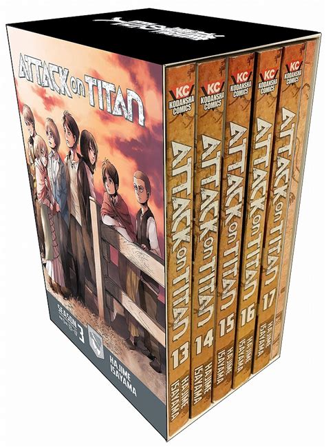Books Kinokuniya Attack On Titan Season 3 Part 1 Manga Box Set 5