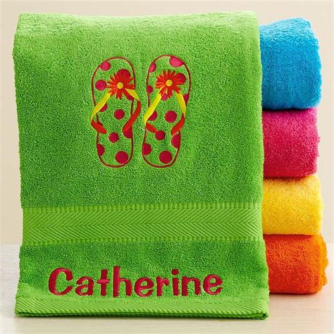 Colorful Beach Towel Personalized Beach Towel Monogrammed Beach