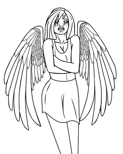101 Anime Angel Coloring Pages Latest Free Coloring Pages Printable