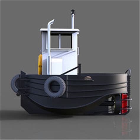 Diy Tug Model Making Kit Mini Tugboat Q5 Simulation Remote Control Ship