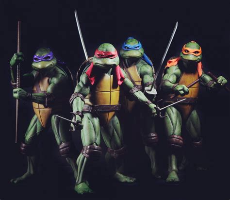Neca Toys Teenage Mutant Ninja Turtles 14 Scale Figures Movie