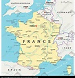 frankreich politische karte - Lizenzfreies Foto - #13189240 ...