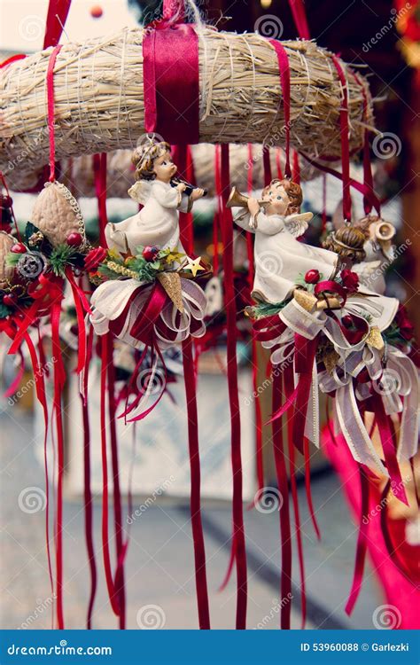 Traditional German Christmas Decorations Stock Photo  Image 53960088