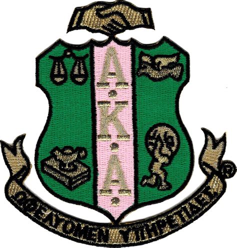 Alpha Kappa Alpha Crest Iron On Patch Green 275 Product Details