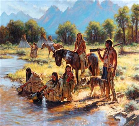 Artwork By Don Oelze Valley Of Plenty Made Of Oil On Linen Native American Art Artwork