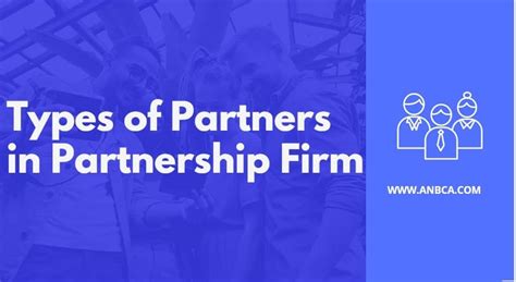 Types Of Partners In Partnership Firm 6 Types Of Partners