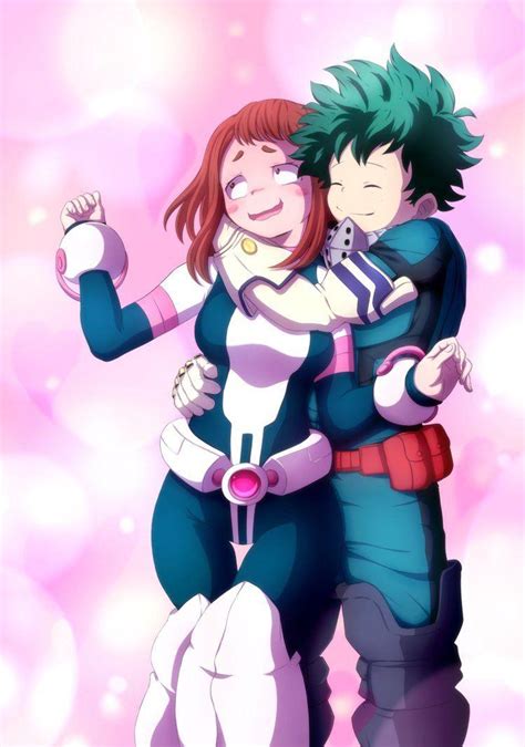 Midoriya Ochaco Uraraka Deku And Uraraka Wallpaper There Are 134 Ochako