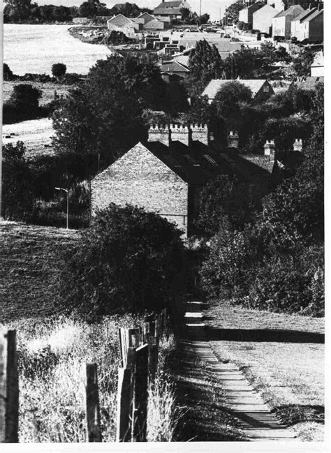 view from red brick path down from norwood note bungalows being built on ashley lane photo