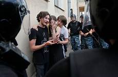 gays protesters activists haven despite antigay beaten petersburg dmitry attacked rival guarded riot
