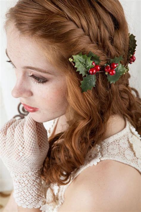 Christmas Christmas Party Hairstyles Christmas Hair Accessories