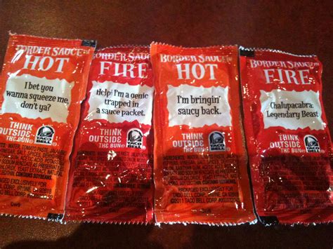 Taco Bell Hot Sauce Packets Sassiest Packets Of Hot Sauce Ive Ever