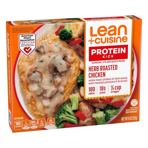 Lean Cuisine Protein Kick Herb Roasted Chicken Shop Entrees And Sides