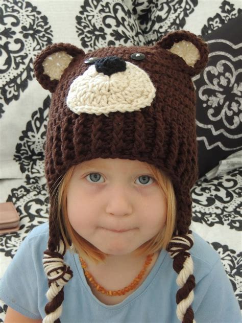 Bear Hat Bear Hats Crochet Bear Hat Boy Hats Luv Beanies Etsy
