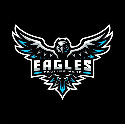 Premium Vector Eagle Esport Gaming Mascot Emblem Eagle Mascot