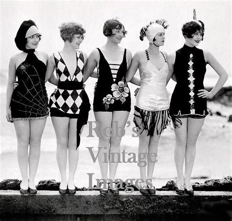 vintage flappers ladies swimsuits photo 1920s jazz prohibition era ebay