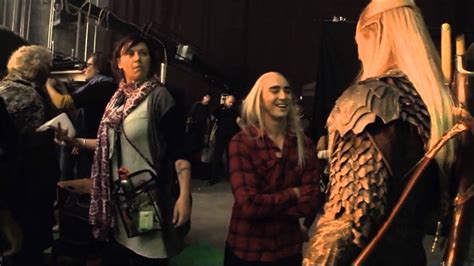 Lee Pace Orlando Bloom The Hobbit Dos Bts Youtube