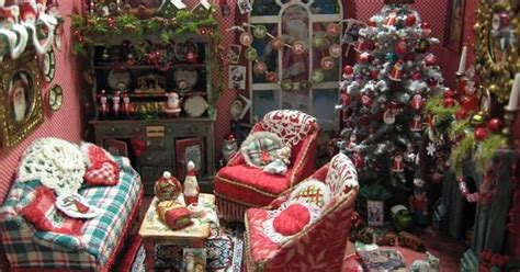 Miniatures By Sandra Christmas Doll House Mangler Pinterest