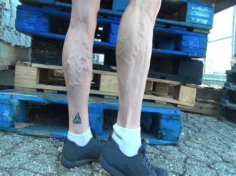 Flexing At The Pallets Tempest Muscular Calves Clips4sale