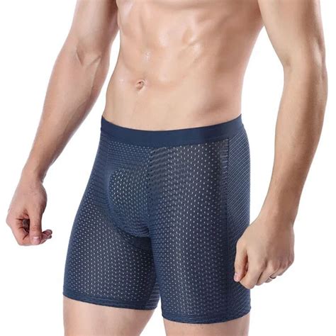 men boxerssummer thin long underwear short boxer breathable shorts mens boxers underpants