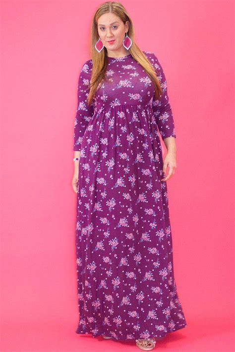 Striped Floral Print Maxi Dress Collectionsplus Size Dressproductsh