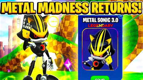 Metal Madness Event Returns With Metal Sonic In Roblox Sonic Speed