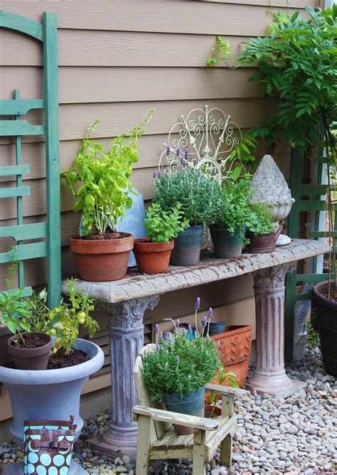Potting Bench And Garden