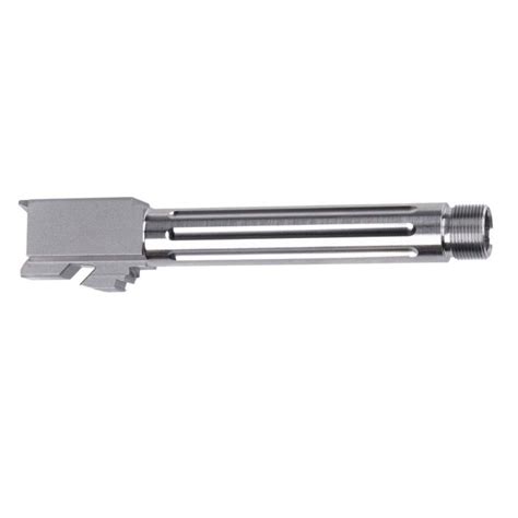 Glock 21 45acp Stainless Fluted Threaded Barrel
