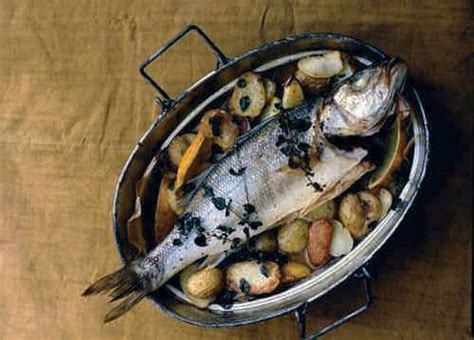A Super Light And Delicious Recipe From Nigel Slater Sea Bass With Lemon Potatoes Is One Of His