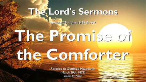 The Promise Of The Comforter The Divine Spirit Of Truth ️ Jesus