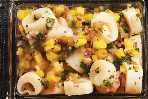 Ceviche de palmito con mango La Nación