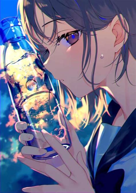 Water Bottle Anime Girl Puzzle Factory