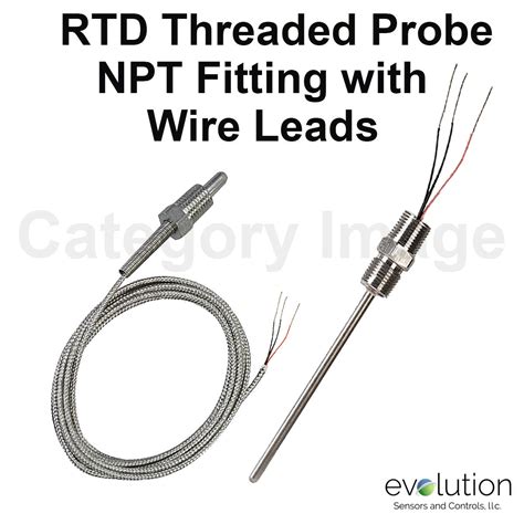 Rtd Probes With Npt Fitting And Wire Leads Rtd Npt 72 E 14