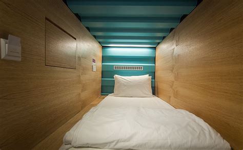 You won't be able to stretch your legs all the way in a 180 cm capsule, so make sure to ask before. Capsule by Container Hotel / Capsule Transit at klia2, enjoy a few hours of shut-eye on a real ...