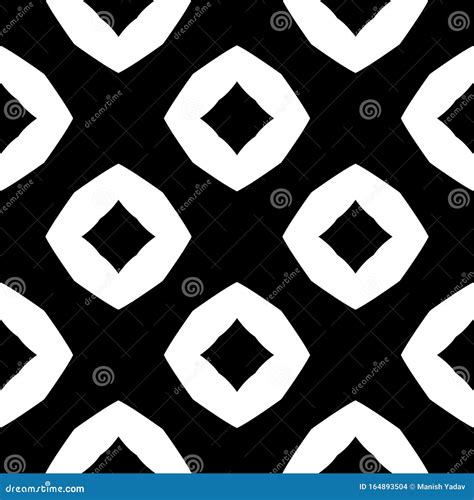 Black Geometric Seamless Triangles Pattern In Black Background Vector