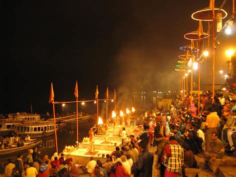 Ganga Aarti Ceremony In Varanasi