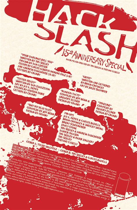 Read Online Hackslash 15th Anniversary Special Comic Issue Full