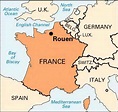 Rouen: location -- Kids Encyclopedia | Children's Homework Help | Kids ...